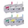 Womiten PTM95 Label Tape Compatible for Brother M Tape MK231s Color Label Maker Refills 12mm 047 for P Touch Model PTM95 PT45 PT65 PT70BM PT80 PT90 WhiteClearRedBlueYellowGreen 6PK