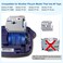 Womiten PTM95 Label Tape Compatible for Brother M Tape MK231s Color Label Maker Refills 12mm 047 for P Touch Model PTM95 PT45 PT65 PT70BM PT80 PT90 WhiteClearRedBlueYellowGreen 6PK