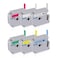 Womiten PTM95 Label Tape Compatible for Brother M Tape MK231s Color Label Maker Refills 12mm 047 for P Touch Model PTM95 PT45 PT65 PT70BM PT80 PT90 WhiteClearRedBlueYellowGreen 6PK