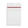ID Card ID Badge Holder with Sealable Red Stripe Horizontal Vertical 50 Pack Vertical