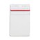 ID Card ID Badge Holder with Sealable Red Stripe Horizontal Vertical 50 Pack Vertical