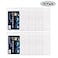 Cypes 10 Pack Heavy Duty ID Card Badge Holder with Resealable Zipper Waterproof Type PVC ID Card Holder Vertical Style Clear by Crafts