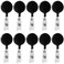 JBKHDTB 10 Pack Retractable ID Badge Holder Badge Reels with Swivel Alligator Clip Bulk Pack Badge Holders by Premium Badges