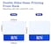 Carvoriy 10 Pieces RN Badge Card Nurse Badge Tag Double Sided PVC Badge Holders with Blue Background for Resident Nurses Blue34 x 33 Inch