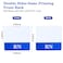 Carvoriy 10 Pieces RN Badge Card Nurse Badge Tag Double Sided PVC Badge Holders with Blue Background for Resident Nurses Blue34 x 33 Inch