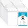 koorito 100 Pcs ID Card Name Badge Holder Clear Vertical Waterproof Plastic Name Tag Badge Holder for Office School Event Conference