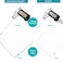 koorito 100 Pcs ID Card Name Badge Holder Clear Vertical Waterproof Plastic Name Tag Badge Holder for Office School Event Conference