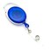 ONDEPOT 10pcs Translucent Blue Carabiner Retractable Badge ID Reel Premium Quality Retractable Badge Reel