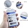 Bestom 15 Pack Rigid Plastic ID Card Holders for Badges with Permanent Locking Badge Holder Heavy Duty Vertical Secure Dual Sided Clear ID Case Fits Two Standard 30mil or One ProximityProx Card
