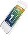 Bestom 15 Pack Rigid Plastic ID Card Holders for Badges with Permanent Locking Badge Holder Heavy Duty Vertical Secure Dual Sided Clear ID Case Fits Two Standard 30mil or One ProximityProx Card