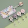 TAMHOO 15 Pcs Funny Badge Reels Retractable Badge HoldersId Badge Holder Retractable ClipCow Badge Reels