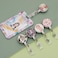 TAMHOO 15 Pcs Funny Badge Reels Retractable Badge HoldersId Badge Holder Retractable ClipCow Badge Reels