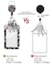 COOKOOKY 2 Pack Badge Holder and Heavy Duty Retractable Reel ID Badge Holders with Retractable Clip for Nurse Teacher Student Office Women Men
