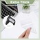 BESARME 2 Pack ID Badge Holder with Badge Reels Retractable Clip Heavy Duty Vertical Clear ID Card Badge Holders for Work Office Student Nurse