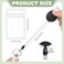 BESARME 2 Pack ID Badge Holder with Badge Reels Retractable Clip Heavy Duty Vertical Clear ID Card Badge Holders for Work Office Student Nurse
