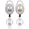 Coeufuedy 2 Pieces Bling Retractable Nurse KeychainCute Shiny Badge Reel Holder for ID CardGift for Nurse StudentsDoctor