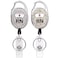 Coeufuedy 2 Pieces Bling Retractable Nurse KeychainCute Shiny Badge Reel Holder for ID CardGift for Nurse StudentsDoctor