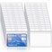 Maileto 200 Pcs Clear Plastic Horizontal Name Tag Badge ID Card Holders for Office School Business Meetings