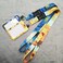 HAMYEE 2Pack Detachable Lanyard with ID Badge Card Holder Silky Keychain Lanyards Keys Neck Strap with Metal Lobster Clip Clasp and Charm Hard Card Case for Women Men 2