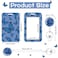 BESARME 3 Set Butterfly Badge Holder with Retractable Reel Retractable ID Badge Holders with Clip Name Key Card Holder Case for Nurse Doctor Teacher Office School