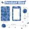 BESARME 3 Set Butterfly Badge Holder with Retractable Reel Retractable ID Badge Holders with Clip Name Key Card Holder Case for Nurse Doctor Teacher Office School
