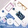 BESARME 3 Set Butterfly Badge Holder with Retractable Reel Retractable ID Badge Holders with Clip Name Key Card Holder Case for Nurse Doctor Teacher Office School