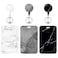 COOKOOKY 3 Set Heavy Duty Badge Holder with Retractable ReelID Badge Holder Key Card Work Badge Clip for Nurse Teacher Student Office Women Men