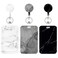COOKOOKY 3 Set Heavy Duty Badge Holder with Retractable ReelID Badge Holder Key Card Work Badge Clip for Nurse Teacher Student Office Women Men