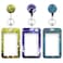 COOKOOKY 3 Set Heavy Duty Badge Holder with Retractable ReelID Badge Holder Key Card Work Badge Clip for Nurse Teacher Student Office Women Men