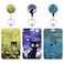 COOKOOKY 3 Set Heavy Duty Badge Holder with Retractable ReelID Badge Holder Key Card Work Badge Clip for Nurse Teacher Student Office Women Men