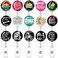 TAMHOO 5 Cute CNA Badge HoldersRetractable Dumpster Fire Lanyards for Hard Badge Accessories by Nurse Nursing Students