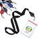 Specialist ID 5 Pack Breakaway Lanyard with Retractable Badge Reel and Heavy Duty Vertical Resealable ID Badge Holder for Cruise Cabin Card Theme Parks Travel Office Access Badges by Assorted