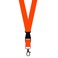 magpross 5 Pack Neck Safety Lanyards Detachable Buckle Enhanced Model Hook Breakaway Strap Quick Release Lanyard for ID Badge HoldersKeyWomen Men Cell Phones USB Whistles Orange Red