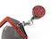 ALL in ONE Rhinestone Lanyard Bling Crystal Necklace Badge Reel Card Holder for Business IdKey RED