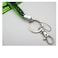 ALL in ONE Rhinestone Lanyard Bling Crystal Necklace Badge Reel Horizontal Card Holder for Business IdKey Green