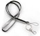 All In ALL in ONE Rhinestone Lanyard Bling Crystal Necklace Badge Reel Horizontal Card Holder for Business IdKey White
