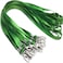 Antspirit 50 Pack Lanyards for Id Badges Holder Bulk Lanyard with Clip Swivel Hooks Green