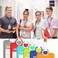 HEYDEFO Badge Holder ID Silicon Card Holder Vertical with Lanyard Neck Strap Heavy Duty ID Card Business Card Offices Supplies Yellow