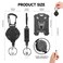 LIYHVPI Badge Holder Retractable Clip 2 Pack Id Badge Card Holders