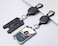 COOKOOKY Badge Holder Retractable Clip Heavy Duty Carabiner Badge Reel Keychain with Lanyard ID Cards Holder Cool Tactical ID Holder
