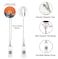BILLTEFUL Badge Reel Retractable Nurse Badge Holder with Alligator Clip ID Name Card Badge Clip for Office Student Doctor Nurse 3pack Sunset