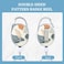 TJIHACNGE Badge Reels RetractableDouble Sided Color Print Pattern Retractable Badge Holderswith Retractable Keychain Badge Clip and Key RingDurable Nylon Retractable RopeBohemian Leaf