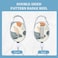 TJIHACNGE Badge Reels RetractableDouble Sided Color Print Pattern Retractable Badge Holderswith Retractable Keychain Badge Clip and Key RingDurable Nylon Retractable RopeBohemian Leaf