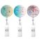 Anffilona Badge ReelsNurse Badge HolderRetractable Badge Reel with Clip ID Card Holders for Office Worker Doctor Nurse3 Pack Inspirational Quotes A