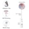 Anffilona Badge ReelsNurse Badge HolderRetractable Badge Reel with Clip ID Card Holders for Office Worker Doctor Nurse3 Pack Inspirational Quotes A