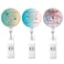 Anffilona Badge ReelsNurse Badge HolderRetractable Badge Reel with Clip ID Card Holders for Office Worker Doctor Nurse3 Pack Inspirational Quotes A
