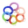 BIHRTC 6 Pcs Wrist Coil Wrist Keychain Mix Color Plastic Coil Wrist Coil Stretch Wristband Elastic Stretchable Spiral Bracelet Key Ring Key Chain Key Hook Key Holder for Gym Pool ID Badge and Outdoor