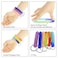 BIHRTC 6 Pcs Wrist Coil Wrist Keychain Mix Color Plastic Coil Wrist Coil Stretch Wristband Elastic Stretchable Spiral Bracelet Key Ring Key Chain Key Hook Key Holder for Gym Pool ID Badge and Outdoor