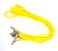Bird Fiy 50 Pcs Lanyard Bulldog Clip 32inch Flat Braid Neck Lanyard for Id Cardsbadges Yellow