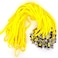 Bird Fiy 50 Pcs Lanyard Bulldog Clip 32inch Flat Braid Neck Lanyard for Id Cardsbadges Yellow